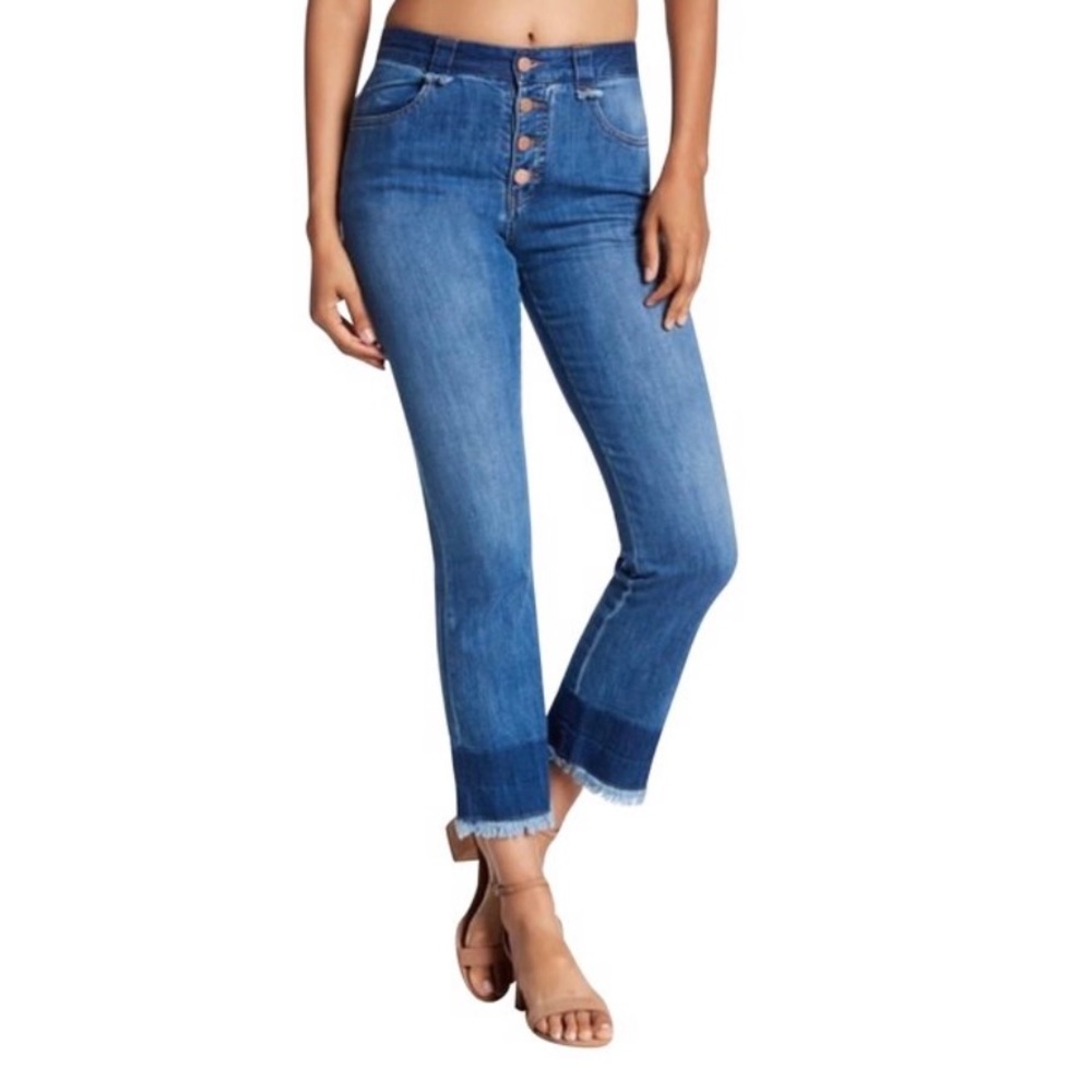 SEE BY CHLOÉ Stoned Denim Crop Jeans New 26